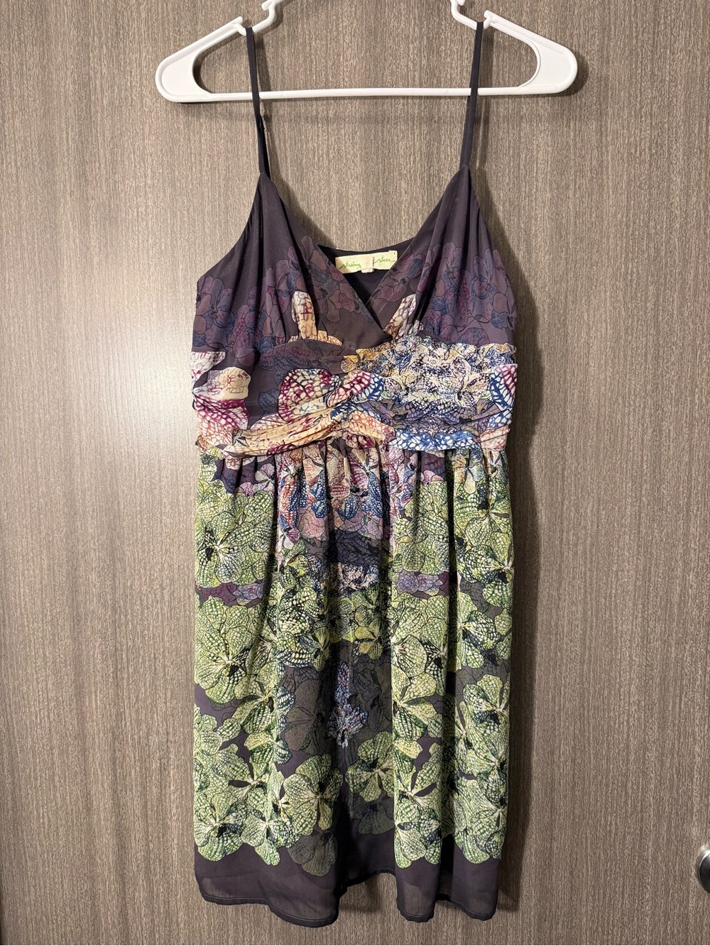 Staring at Stars Purple Floral V-Neck Dress
